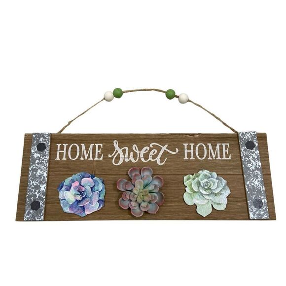 Other - Brand New Home Sweet Home Succulent Wall Sign‎